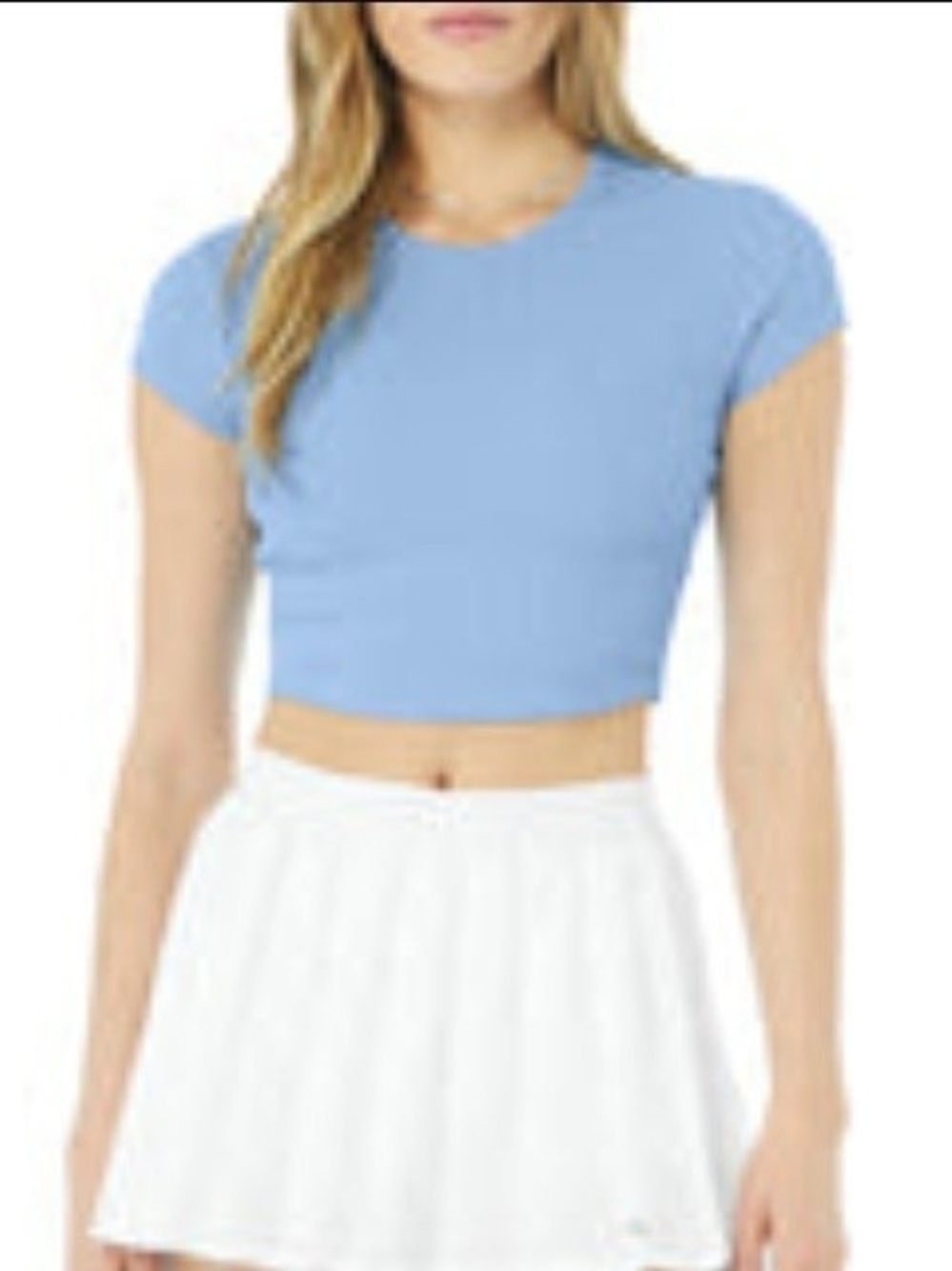Alo Cropped Tee XS